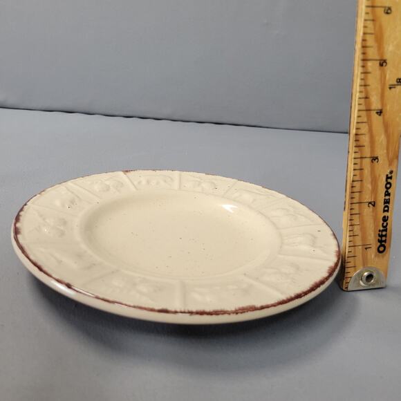 Bass Pro Shops Wilderness Salad Plate 7.5" Crackle Glaze Wildlife Animal Ceramic - Picture 7 of 11